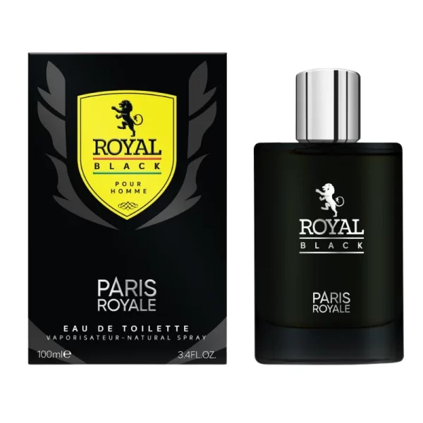 Paris Royale PR032: Royal Black voor Mannen 100ml EDT - Afbeelding 2