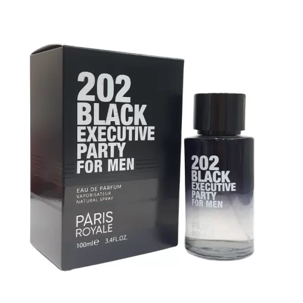 Paris Royale PR033: 202 Black Executive Party voor Mannen 100 ml EDT