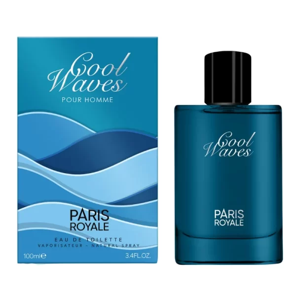 Paris Royale PR033: Cool Waves voor Mannen 100ml EDT - Afbeelding 2