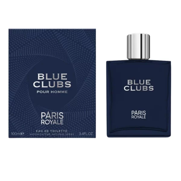 Paris Royale PR036: Blue Clubs voor Mannen 100ml EDT - Afbeelding 2