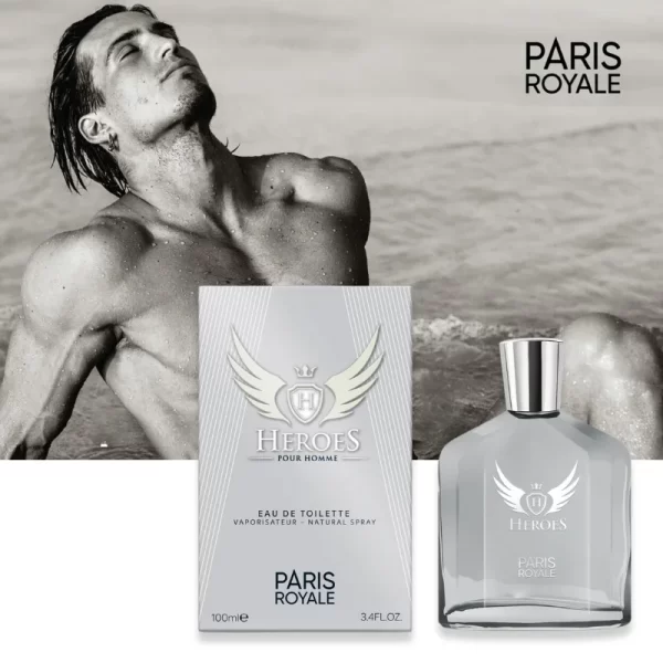 Paris Royale PR040: Heroes voor Mannen 100ml EDT - Afbeelding 3