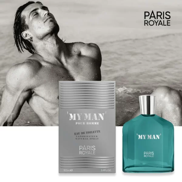 Paris Royale PR041: My Man voor Mannen 100ml EDT - Afbeelding 3