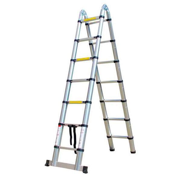 Herzberg HG-5560: Aluminium telescopische ladder - 5.6M