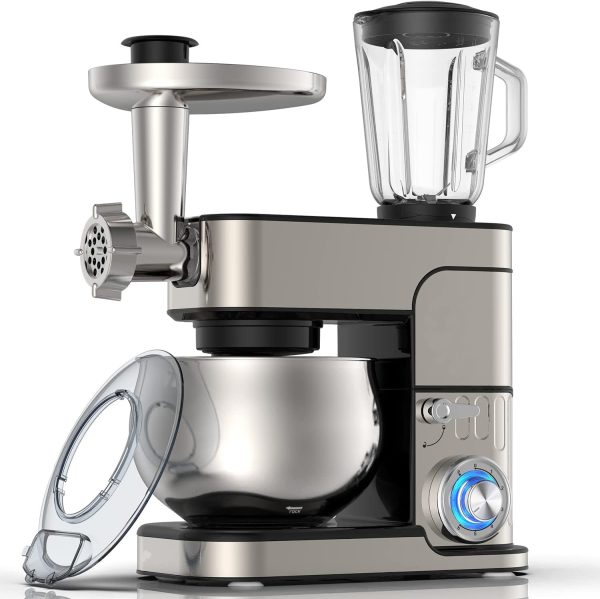 Royalty Line RL-PKM2800BG: 3-in-1 keukenmachine, blender, standmixer - 2800W - Afbeelding 2