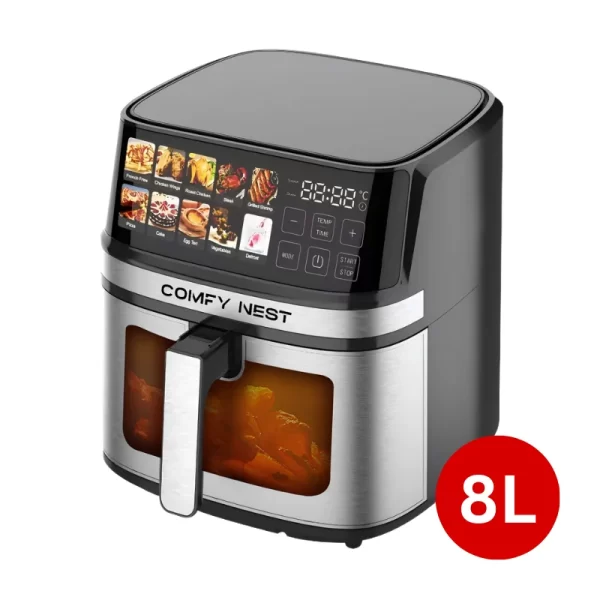 Comfy Nest CN-06160: 1700W Digitale Airfryer - 8L - Afbeelding 3